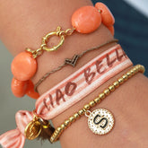 Bracelet pastille orange
